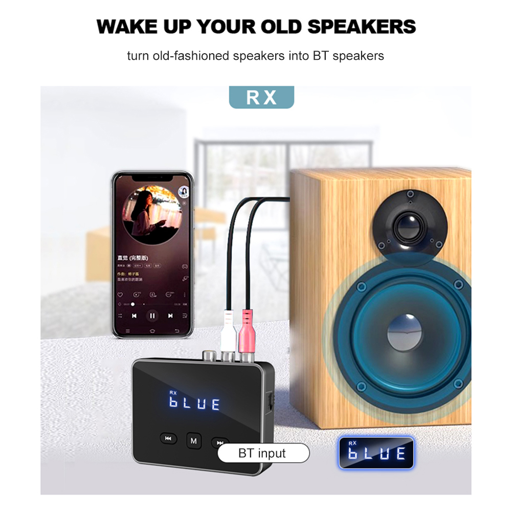 Bluetooth Adapter Receiver - Transmissor e Receptor BT 5.4 com