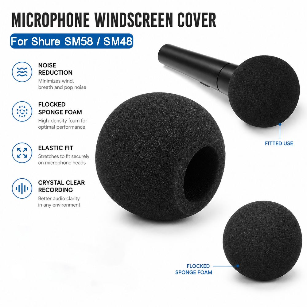 Shure Mic Sm58 - Capa de Substituição para Microfone com