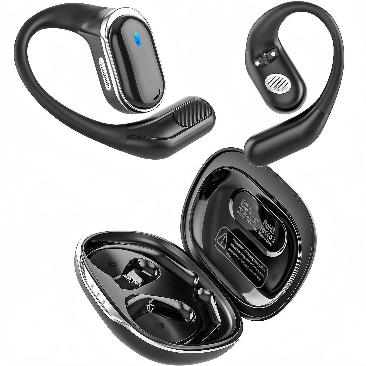 Sports Earphone Hook - Fones de Ouvido Bluetooth Sem Fio