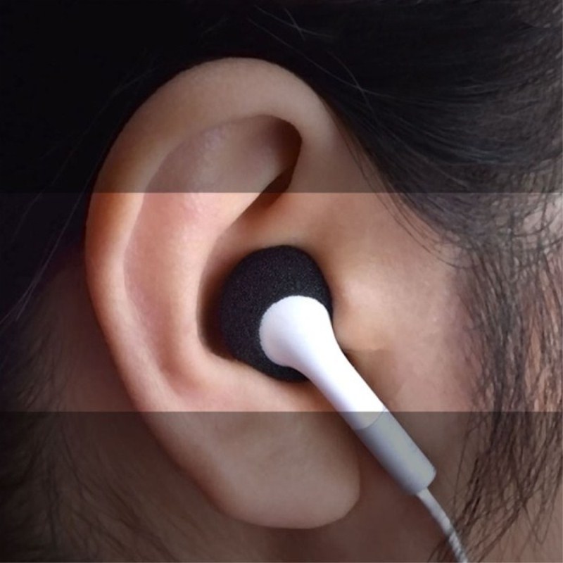 100 pontas de ouvido de espuma - Earphone Foam Tip avaliação e preço