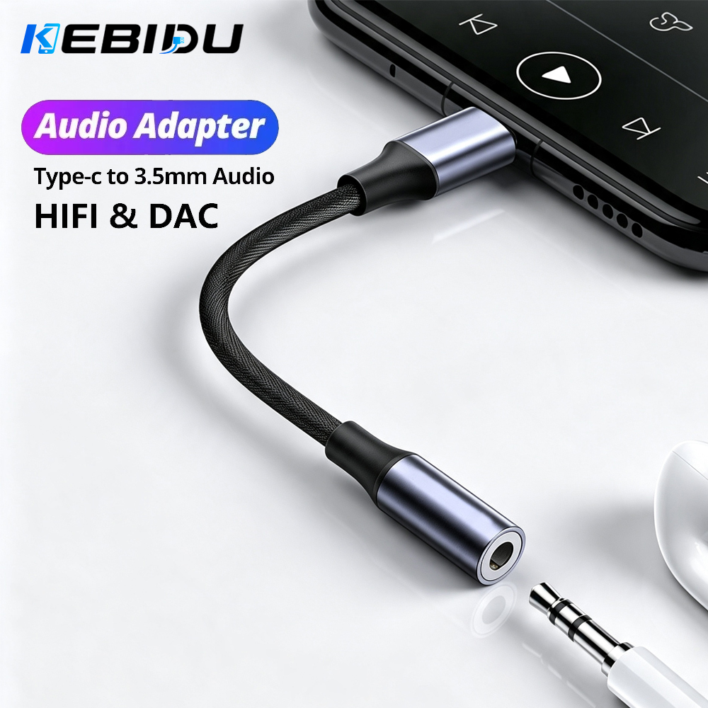 Adaptador de Áudio KEBIDU Tipo - Audiophile Headphone Wired avaliação e preço