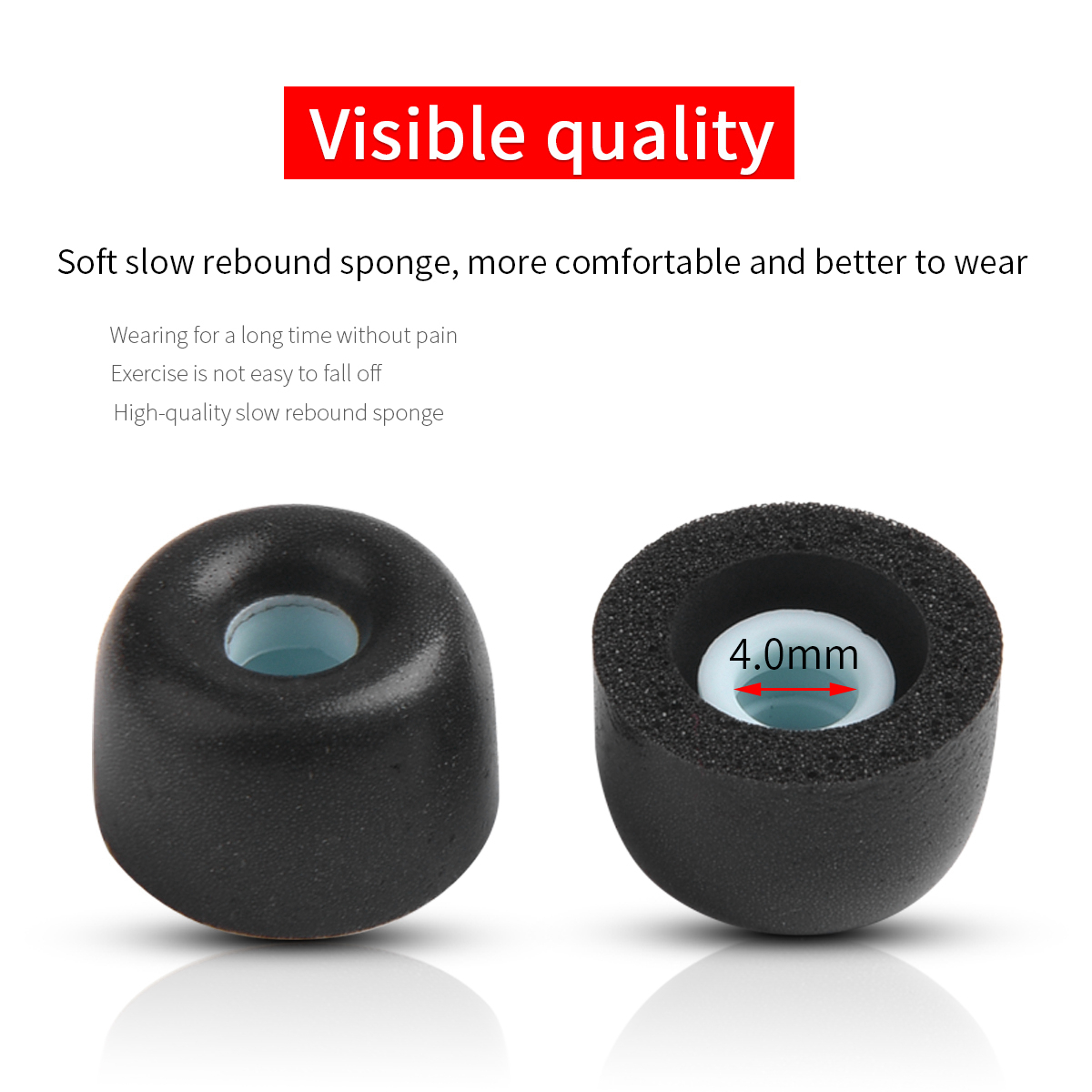 4 pçs pontas de ouvido de espu - Anker Speaker Soundcore Boom 2 avaliação e preço