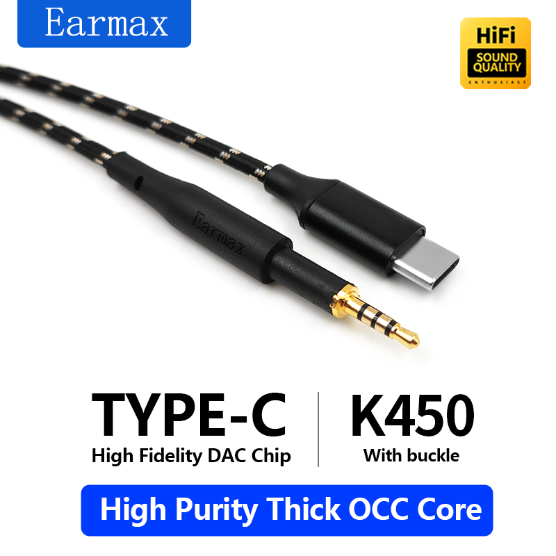 Para akg q460 k480 k450 k452 k - Usb C Earphone avaliação e preço
