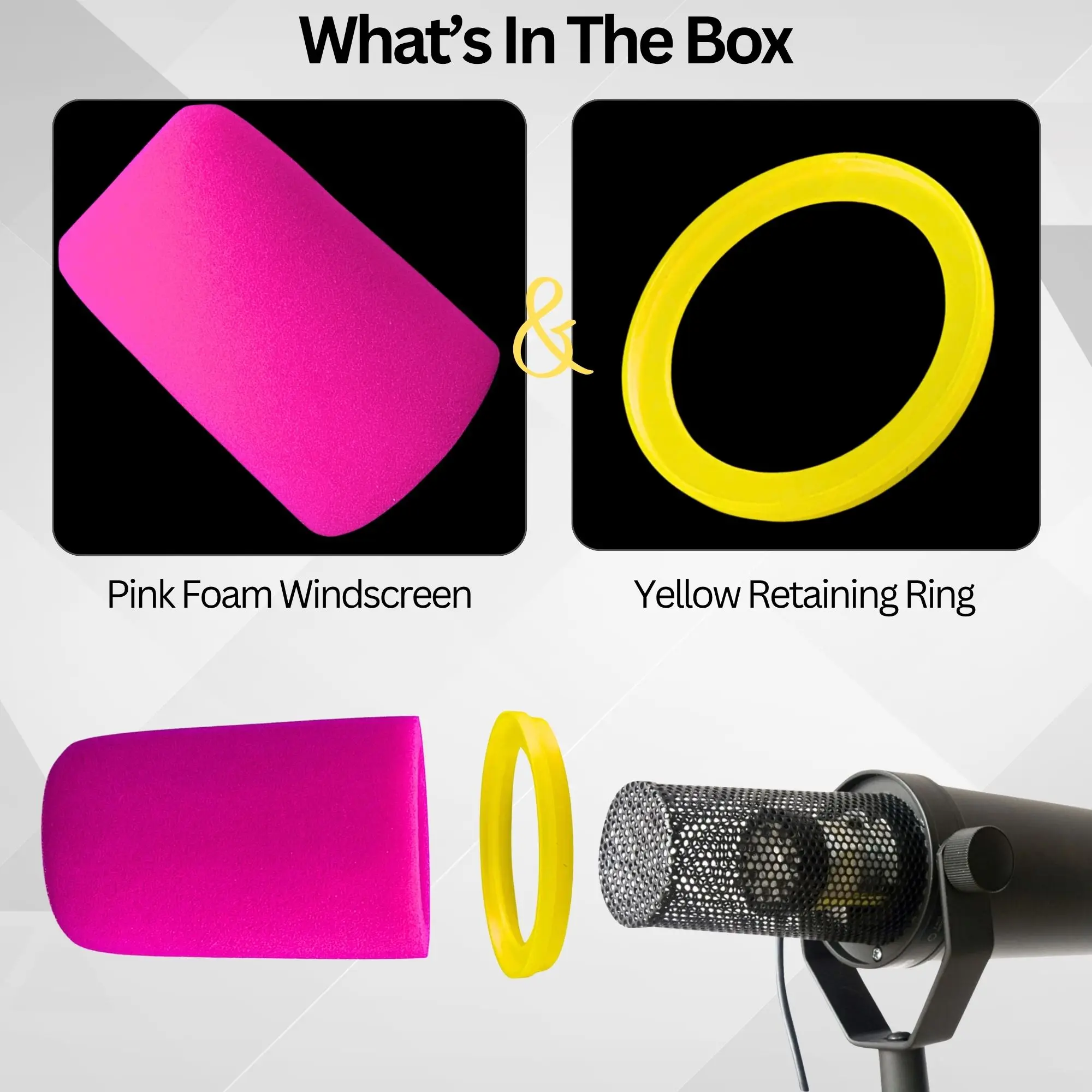 Protetor de Vento e Espuma par - Shure Mic Sm7B avaliação e preço