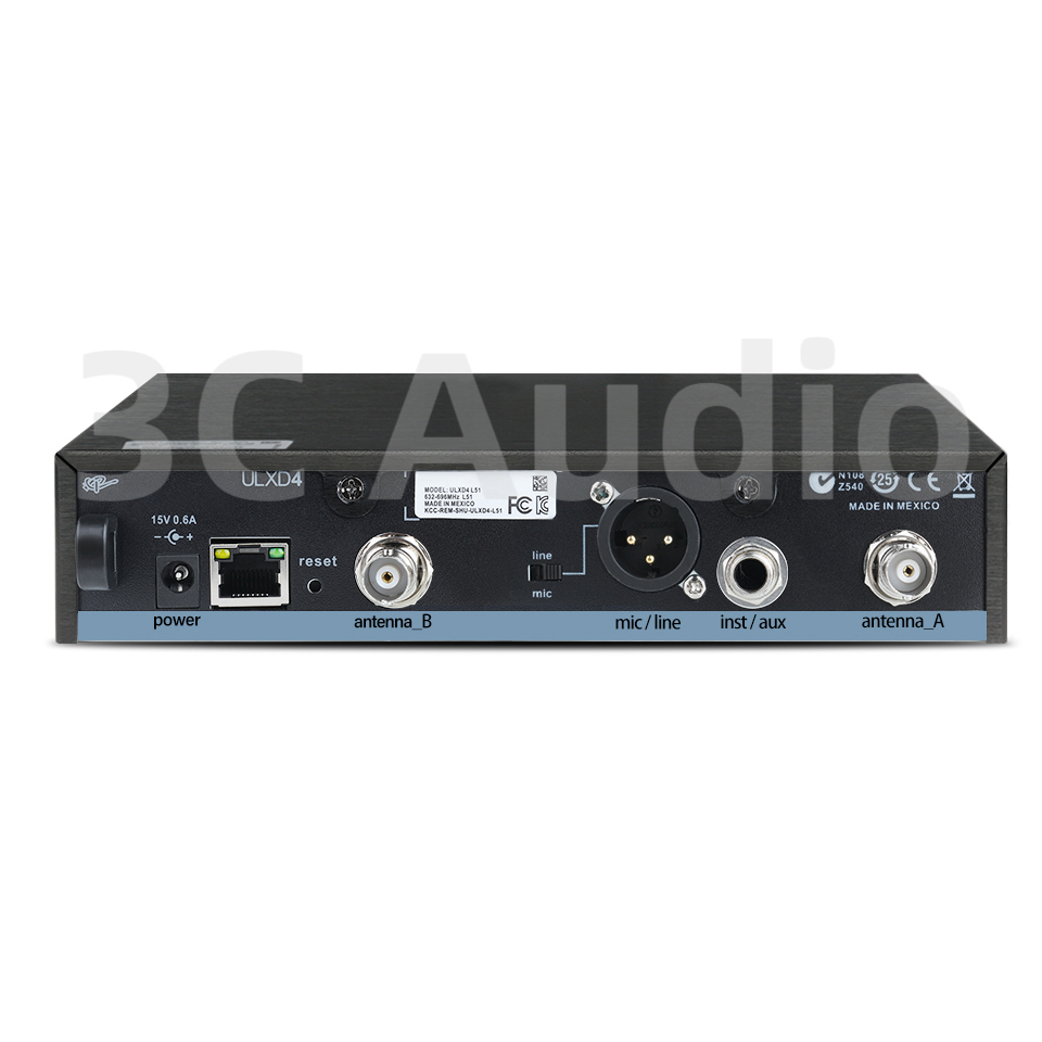 ULXD4-SLXD 500/600MHz Microfon - Shure Mic Sm58 avaliação e preço