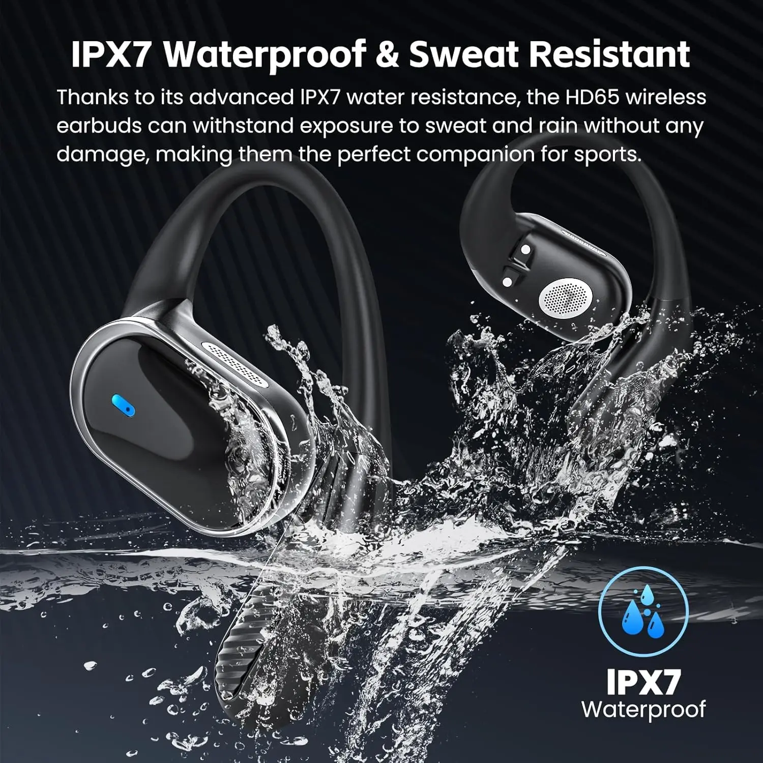 Fones de Ouvido Bluetooth Sem  - Sports Earphone Hook avaliação e preço